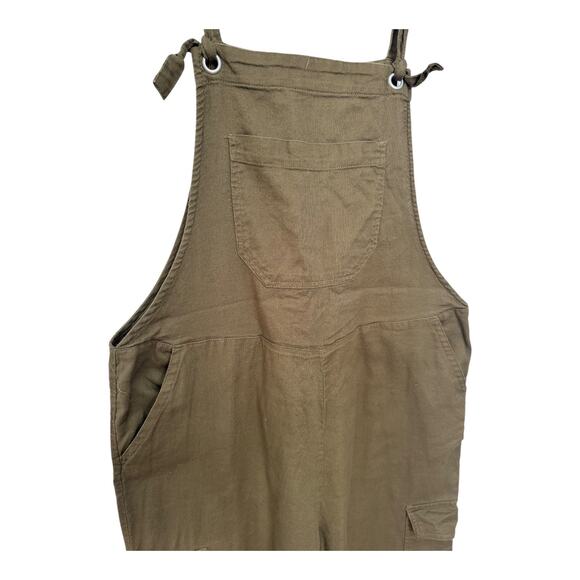 Garage Army Green Cotton Overalls with jogger cuffs size small - Picture 6 of 13